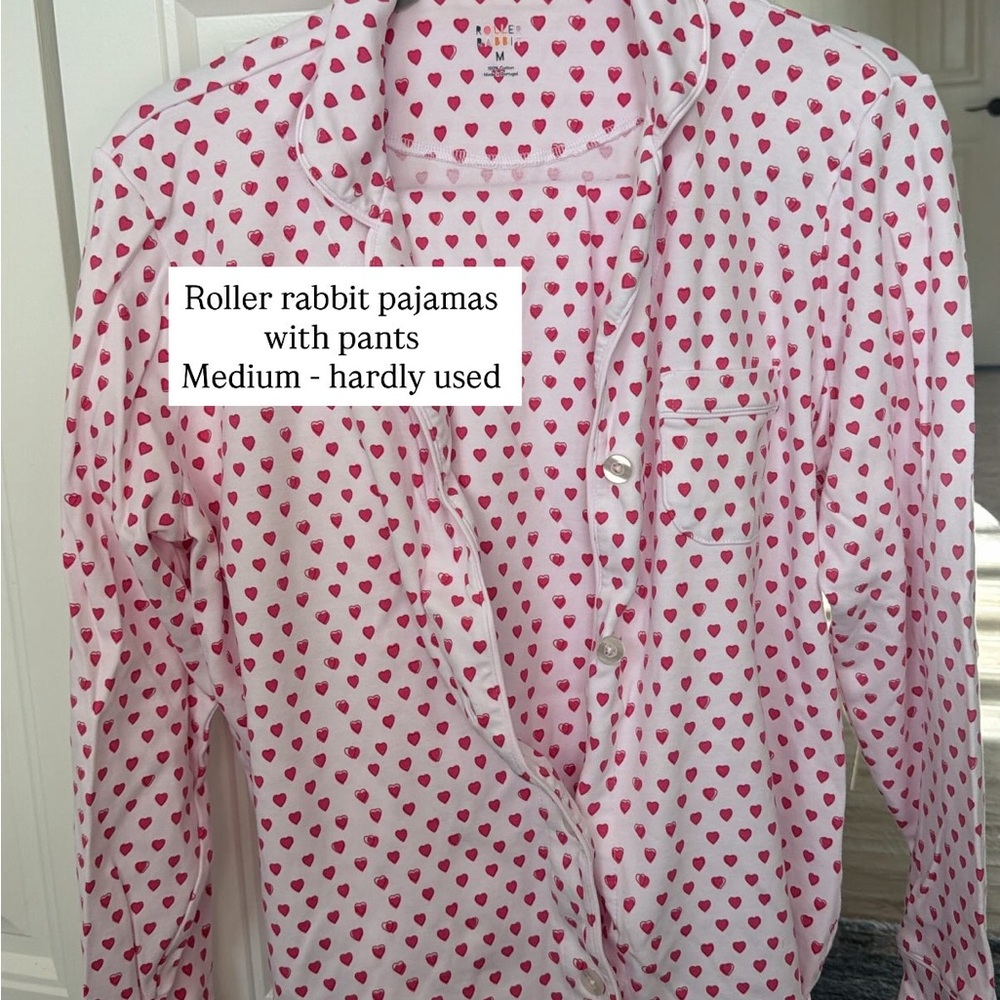 Roller rabbit long sleeve top and pants